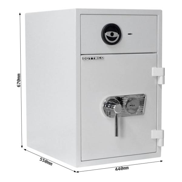 Rottner Schubladentresor D1 65 DB/DB lichtgrau T06169